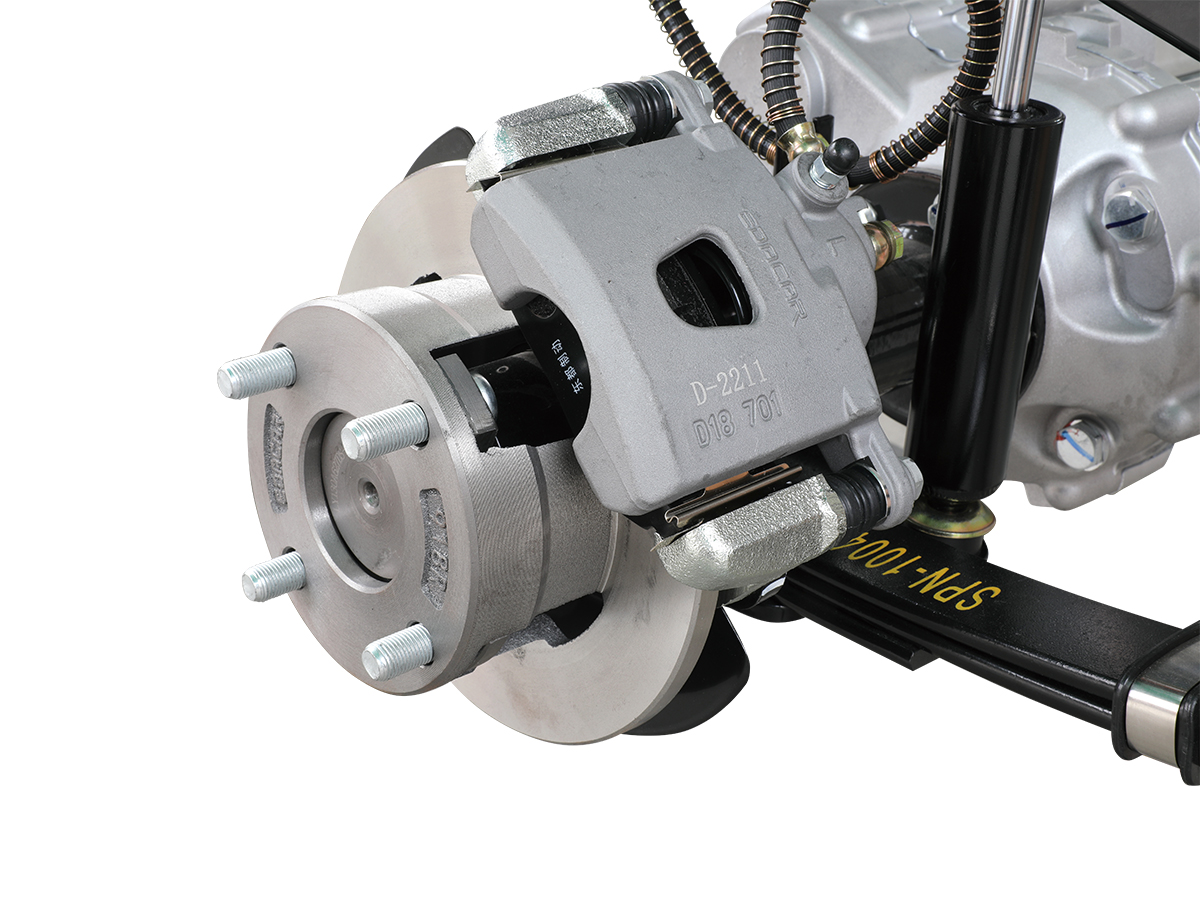 4-Wheel Hydraulic Disc Brakes with EM Brake